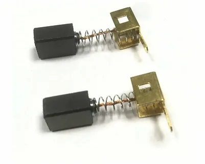 Электроугольная щетка CBSE 6х9х11 (пружина пятак-зацепы,металл.корпус (Интерскол УШМ 125/1100)(577))