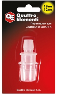 Переходник Адаптер ERGUS соединит.шлангов 19-12мм пластик 771-961
