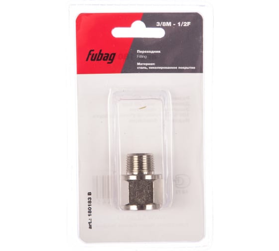 Переходник Fubag 3/8"M на 1/2"F_блистер 1 шт 180183B