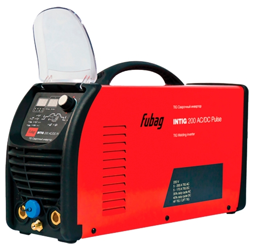 Сварочный инвертор INTIG 200 AC/DC PULSE с горелкой FB TIG 26 5P 4m Up&Down (68 318) и газ. шланг 4м