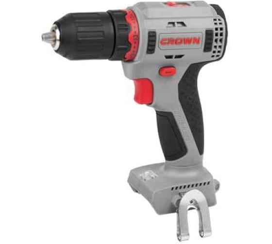 Дрель акк CROWN CT21091HX (20В, БЗП13мм, 55Нм,без акк и зар, коробка,бесщеточный двигатель)