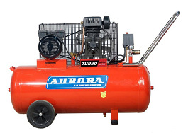 Компрессор  60 АВРОРА STORM-75 TURBO  2,2кВт, 10б, 60л, 340л/мин  ременной 29067