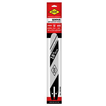 Шина DDE 18" сварная 3/8"-1,6-66 (для цепи 75DP/LP)(183SLHD025)