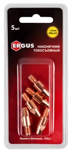 Наконечник токосъемный  ERGUS М8*30 1мм(5шт) д/полуавтомата 771-275