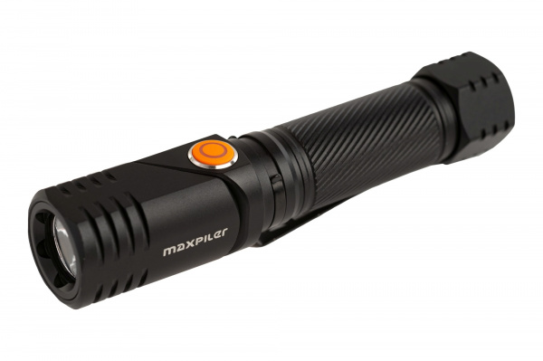 Фонарь ручной аккум. MAXPILER MPF-07 (1000/500/200 Лм, LED SMD, 3 реж, 4-6,5ч, 3.7В/4000мАч, магнит)