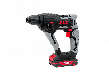 Перфоратор акк P.I.T. PBH20H-18A/1 (20В, 1,4Дж, 2-х реж,бур 18мм, sds-plus,1акб Li-Ion 2Ач, ЗУ 3А,кейс)