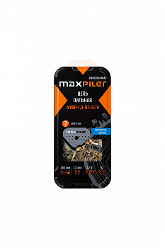 Цепь 3/8"- 1,3- 57 MaxPiler MXSP (400мм/16",3/8",1,3 мм.57 зв.(GCS38-C2.Парма 2М,Huter BS-45М 40) метал.коробка
