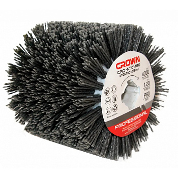 Щетка нейлоновая CROWN CAQ-N1101480 (Φ110x100)