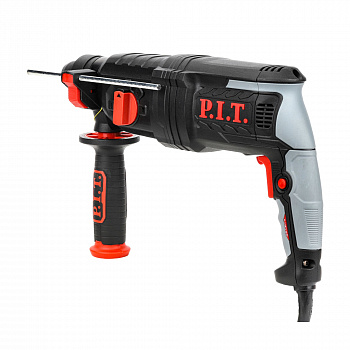 Перфоратор P.I.T. PBH26-C8 (горизонт, 800Вт, 3,2Дж, 3реж, Ø26мм, 0-1300об, кейс)