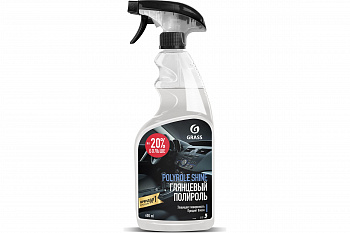 Полироль глянцевый GraSS для кожи, резины и пластика"POLYROLE SHINE" 600 мл  110388  (6)