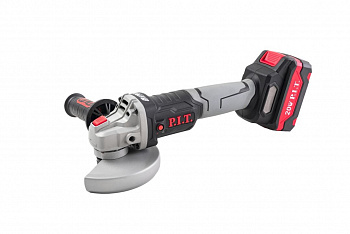 Шлифмашина угл акк бесщет P.I.T. PWS20H-125A/1 (20В, 125мм, 7000об/мин, 1акк*4,0А/ч, Li-Ion, ЗУ, КЕЙС)