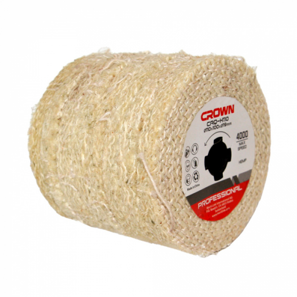 Щетка из холщовой ткани CROWN CAQ-H110 (Φ110x100)