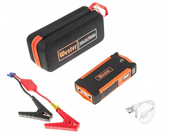 Пусковое устройство WESTER Zeus 600 (16000mAh, ток пуск./пик.: 300А/600А) 901-007