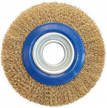 Кордщетка для точил ПРАКТИКА 175 мм мягкая, переходники 1/2", 5/8", 3/4", 7/8", 1" 773-378