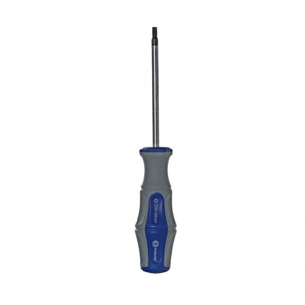 Отвертка Ultra Grip КОБАЛЬТ Torx Tamper-25 х 100 мм CR-V, двухкомпонентная рукоятка (1 шт.) подвес