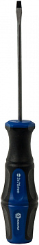 Отвёртка КОБАЛЬТ Ultra Grip SL 3,0 х 75 мм CR-V, 2компонентная рукоятка (1шт.) подвес 646-225