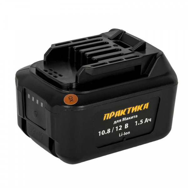 Аккумулятор Практика 10.8/12В 1,5А/ч Li-Ion д/MAKITA Слайдер, коробка 791-776