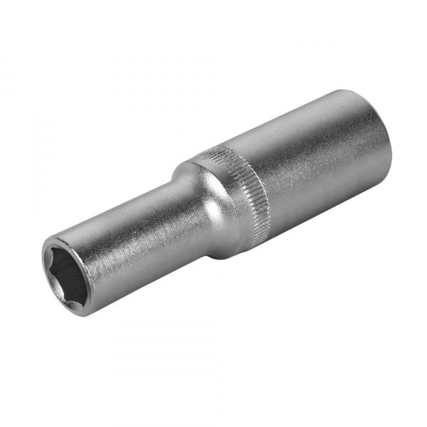Головка торцевая глубокая КОБАЛЬТ 1/2", 11 мм, Cr-V (1шт.) подвес 644-023