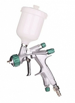 Краскопульт пневматический АВРОРА Auarita MINI SHINE, 0.8mm, HVLP 141-198л/мин, 1,5бар, пятно 170мм, 0.25л  39867