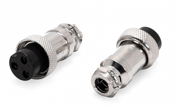 Разъем АВРОРА TIG 3pin (мама)/YS-16  36510