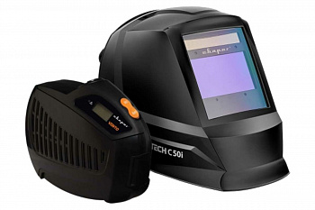 Маска сварщика Хамелеон СВАРОГ СИЗОД TECH C50i с устройством подачи воздуха Vento  98210