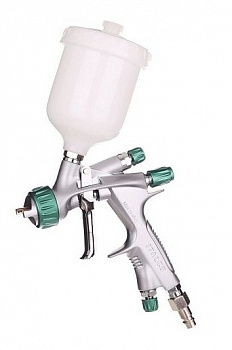 Краскопульт пневматический АВРОРА Auarita MINI SHINE, 1.0mm, HVLP 141-198л/мин, 1,5бар, пятно 170мм, 0.25л  39868