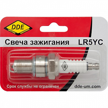 Свеча зажигания DDE - LR5YC (Champion RN9YC, Bosch WR7DC, NGK BPR6ES, TORCH F7RTC/F6RTC) GG950, DPG1201i