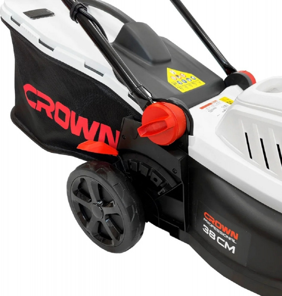 Газонокос.акк.кол. CROWN CT29018HX-4 40В(2*20В) В3+,Бесщеточная, Мощность 1000 Вт,в комплекте зарядк