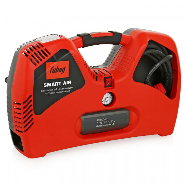 Компрессор Fubag Smart Air (180л/мин, 2л, 8бар, 1,1 кВт, 220 В)  8215240KOA650