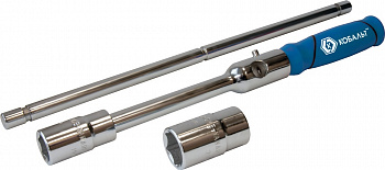Ключ баллонный КОБАЛЬТ складной 17,19,21, 23мм, 1/2", CR-V, чехол 242-618