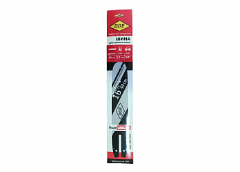 Шина 3/8"- 1,3- 55z- 16" DDE сварная (для цепи 91P/VS/VXL)(160SDEA074)
