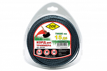 Корд трим.  3,0* 30м витой квадрат в блистере DDE "Still line"  645-020