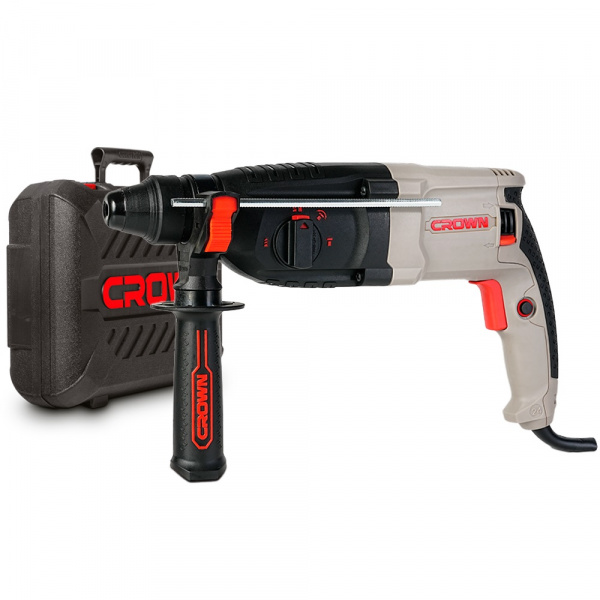 Перфоратор CROWN CT18181 BMC (SDS+, 710Вт, 2,5Дж, 0-5200 уд/мин, кейс)