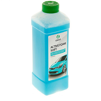 Средство для бесконт.мойки GraSS Активная пена "Active Foam Soft" 1л  700201 (СНЯТО С ПРОИЗВОДСТВА) 