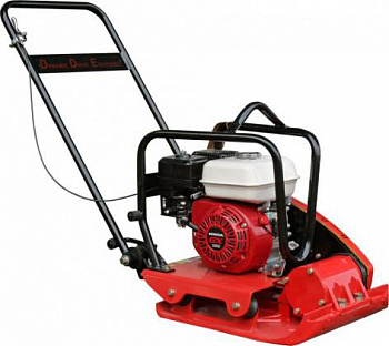 Виброплита DDE VP90-HK (Honda GX160.5,5 л.с.,плита 530х500 мм,660 кв.м./час.КОЛЕСА, 97кг)