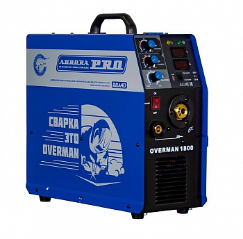 Сварочный полуавтомат АВРОРА OVERMAN 1800 MOSFET MIG/MAG/NO GAS 7кВт, 40-175А  39525
