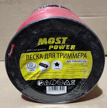 Корд трим.  2,4*458м бухта звезда MOST 5 LB  1504003104