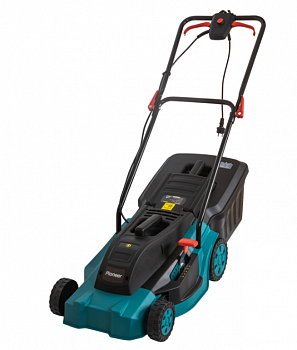 Газонокос.элект.кол. Pioneer LM-1640-01 (1600Вт, ширина кошения 400мм, травосборник 45л, регул. высоты 25-65 мм, 5 уровней, мульчирование)