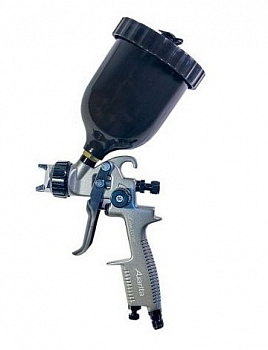 Краскопульт пневматический АВРОРА Auarita LION 1, Grey, 2.0mm, LVMP 220-250л/мин, 3.5бар, пятно 220-250мм, 0.6л  39873