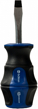 Отвёртка КОБАЛЬТ Ultra Grip SL 6,0 х 38 мм CR-V, 2компонентная рукоятка (1шт.) подвес 646-300