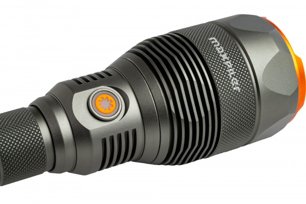 Фонарь ручной аккум. MAXPILER MPF-02(12000-300 Лм, LED COB, 4 реж, 2-12ч, 7.4В/5000мАч, фокус.света)