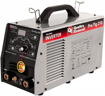 Свар.полуавтомат, инвертор QUATTRO ELEMENTI Pro Tig 210 (200А 771-633)