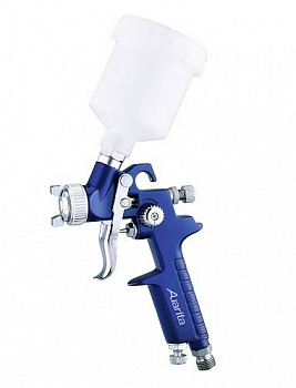 Краскопульт пневматический АВРОРА Auarita H-2000P, 0.8mm, HVLP  310-370л/мин, 2бар, пятно 240-270мм, 0.6л  8581