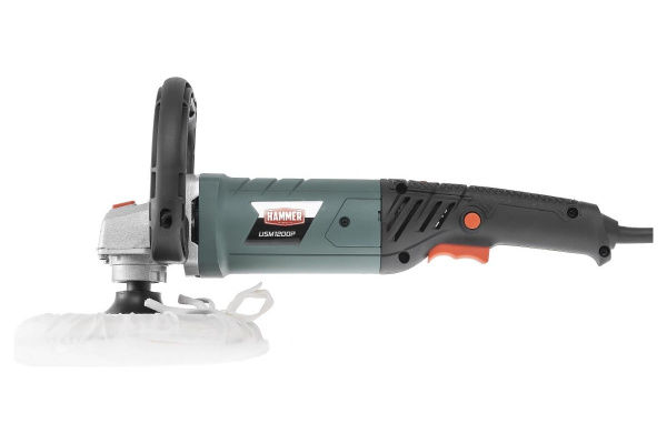 Шлифмашина полиров Hammer Flex USM1200P  (1200Вт, 600-3500об/мин, тарелка 180мм)