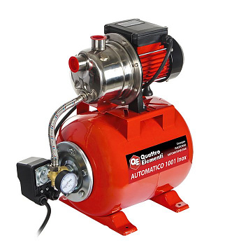 Станция насосная QUATTRO ELEMENTI Automatico 1001 Inox (1000 Вт,3600 л/ч, для чистой, 40 м) 910-218