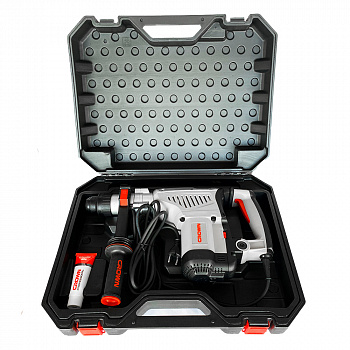 Перфоратор CROWN CT18215V BMC (Construction, 1350Вт,13Дж, SDS-Max, 2 реж,6 ступ,150-520 об/мин,1020-3000уд/мин,бур 40мм,коронка 105мм,AVS,кейс,смазка)
