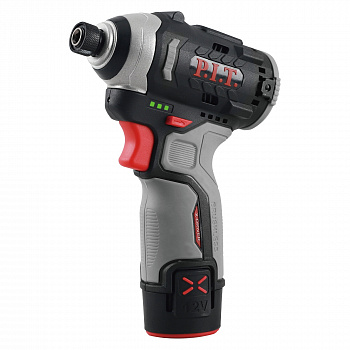 Винтоверт IMPACT акк бесщет.P.I.T. PSD12K-120A/1 (12В, 120Нм, 3 ск, HEX 1/4", 1 акб, ЗУ)