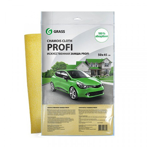 GraSS Салфетка из искуственной замши PROFI saif 50*45 IT-0327 47563