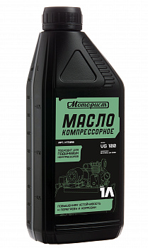 Масло компрессорное МОТОРИСТ минеральное VG-100 1л (12 шт. в упак.) ЧЗ