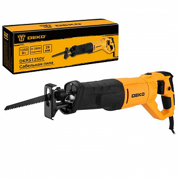Пила сабельная DEKO DKRS1250V  1250Вт, длина хода 28мм  083-1072